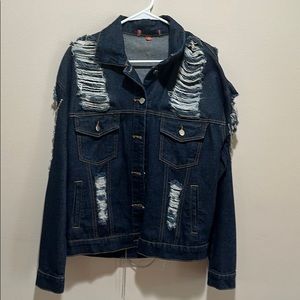 Distressed Denim Jacket